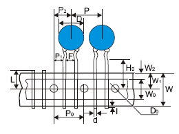 陶瓷電容器編帶包裝規(guī)格